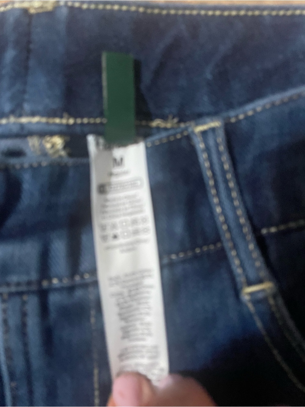 Halara Women’s Dark Blue Straight-Leg Jeans - Picture 4 of 4